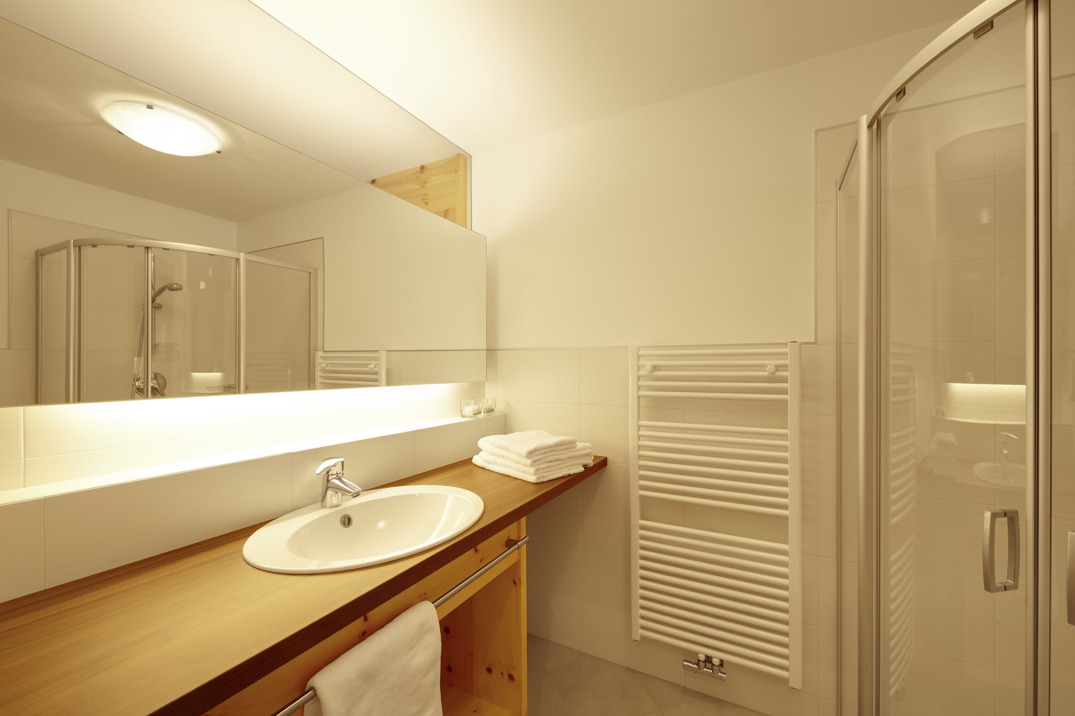 Bathroom Shower Apartment Type A Dorf Tirol Residence Lechner