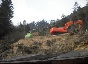 Impressionen Bau Ferienwohnungen Residence Lechner