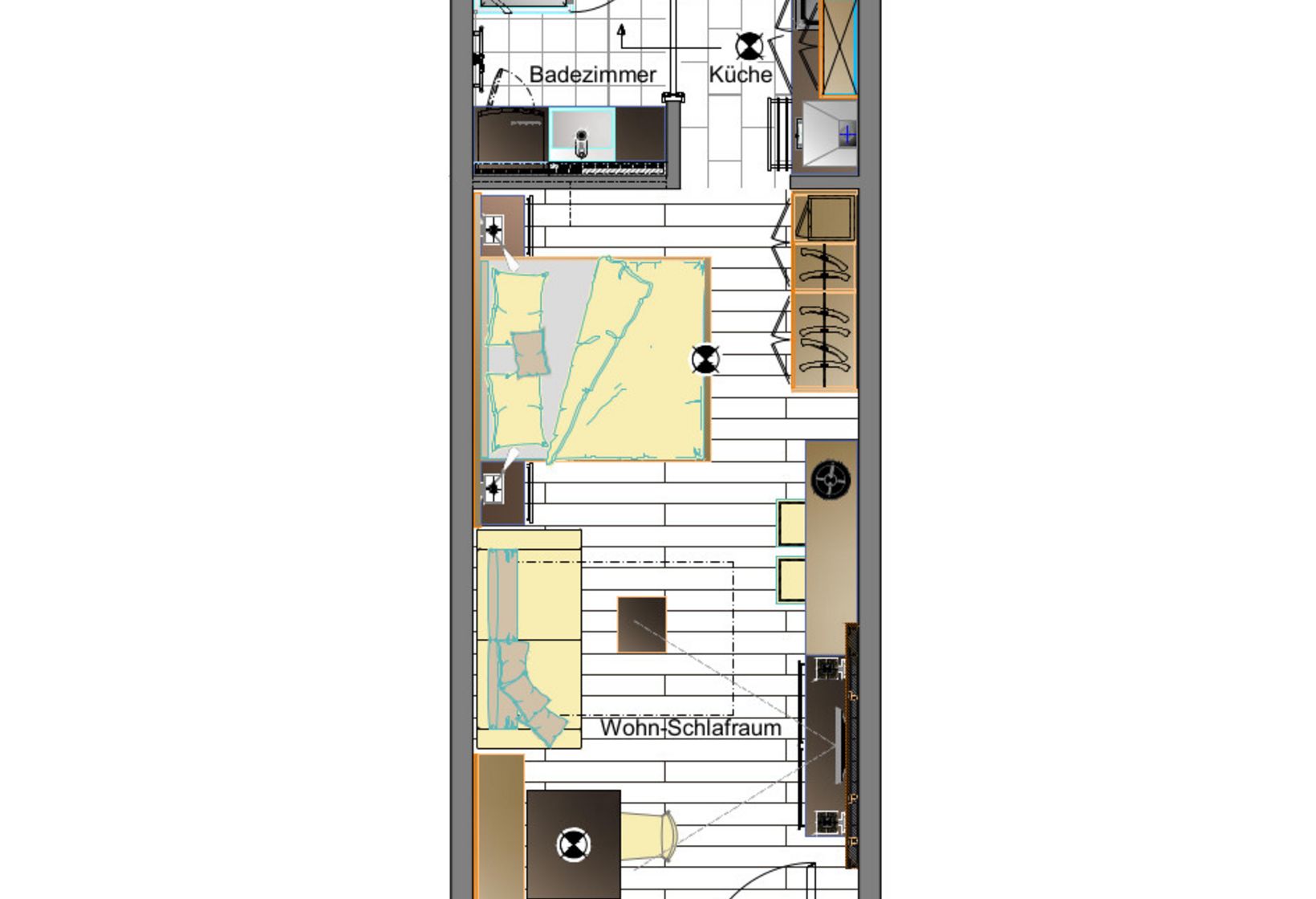 Ferienwohnung Typ A Zimmerskizze Residence Lechner Wohnen Urlaub