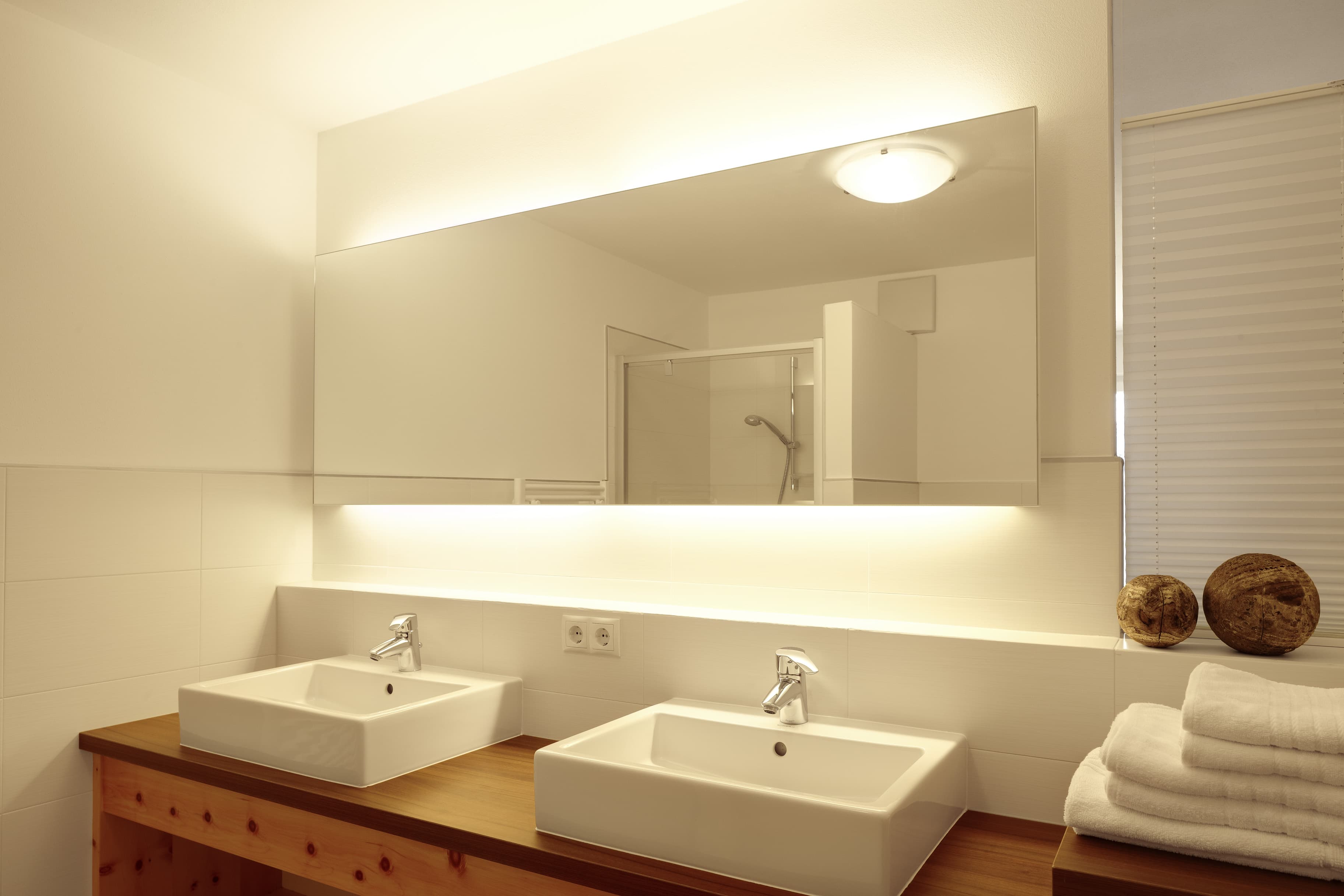 Bagno Appartamento tipo C Residence Lechner Appartamento Lavabo Doccia