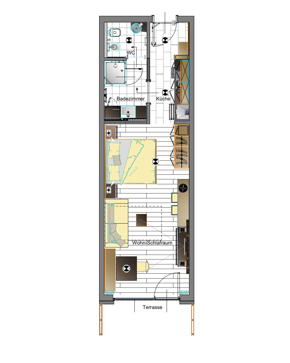 Apartement Type A Sketch Residence Lechner Living Holidays